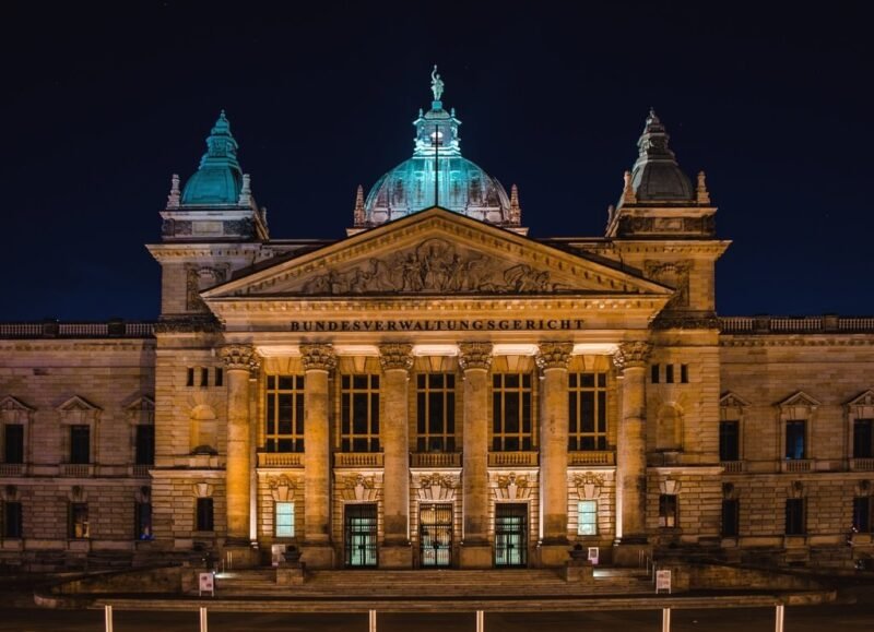 architecture night building