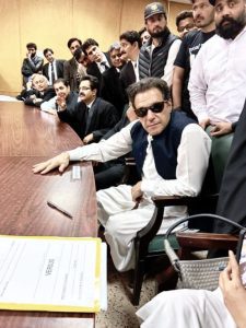 Imran Khan seeks bail in Mutiny case 
