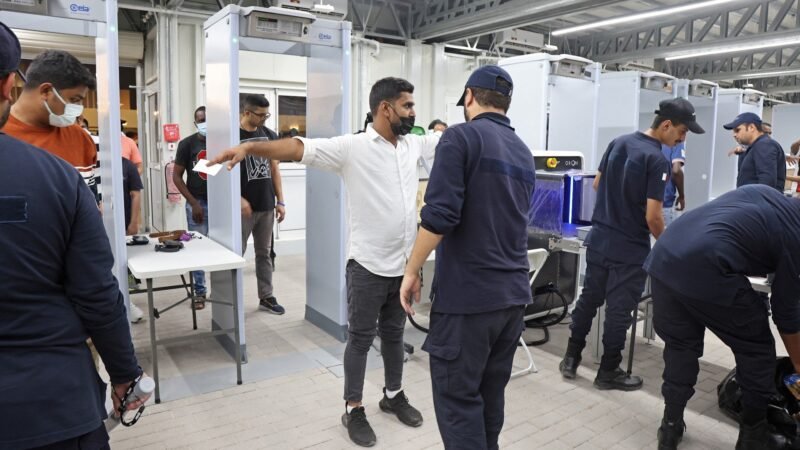 qatar lusail stadium world cup security afp
