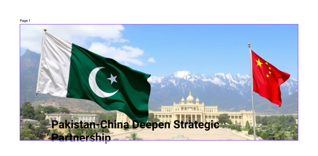Pakistan and China Deepen Strategic Partnership Amid Security Challenges