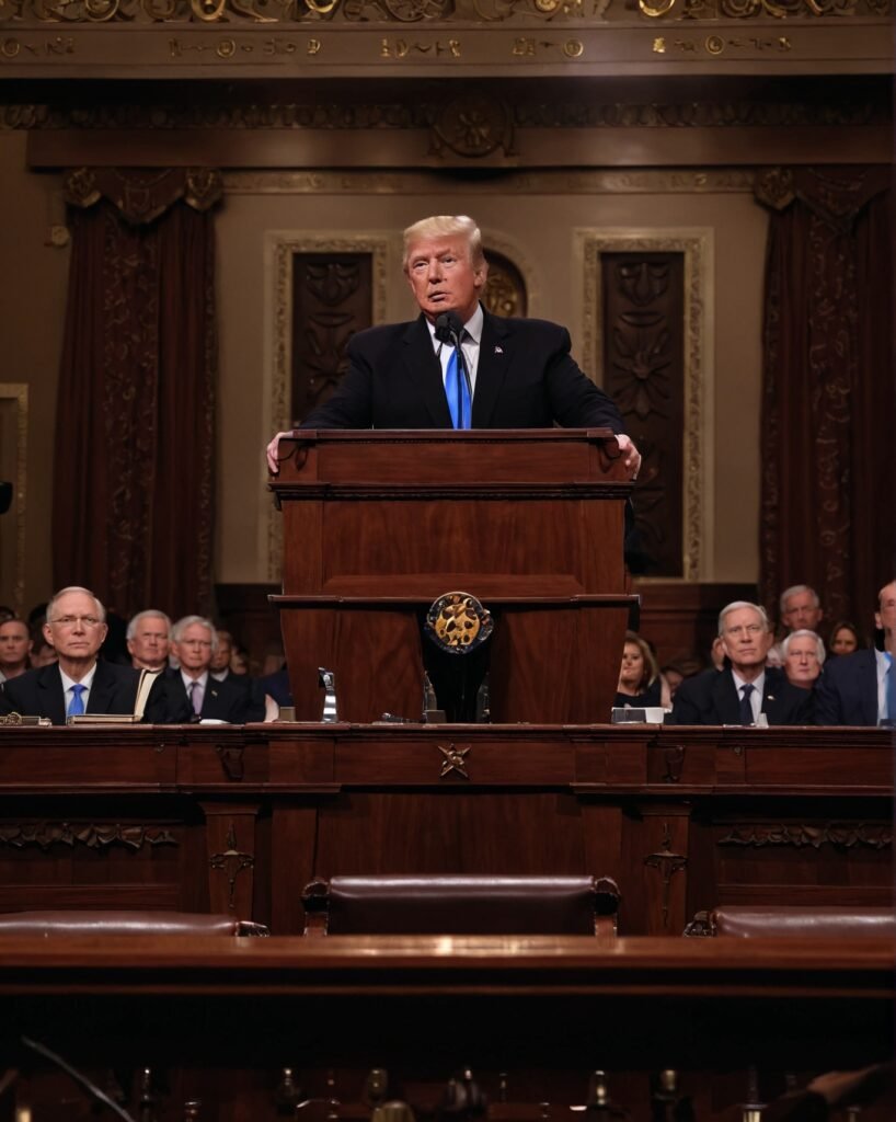 5 Bold Moves: How Trump’s Recess Appointments Could Reshape American Governance Trump adressing Congress