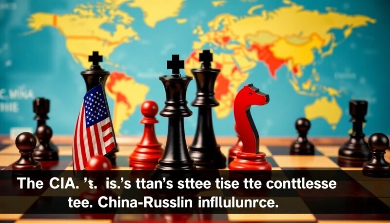 Breaking News: CIA’s New Mission to Dismantle Sino-Russian Alliance CIA tasked to dismantle China-Russia ties