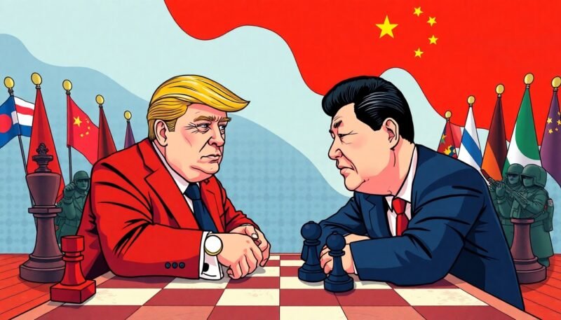 Trump’s Invitation to Xi: A High-Stakes Gamble in U.S.-China Relations trump and Xi on the geopolitical chessboard: A bold move or a risky gamble?