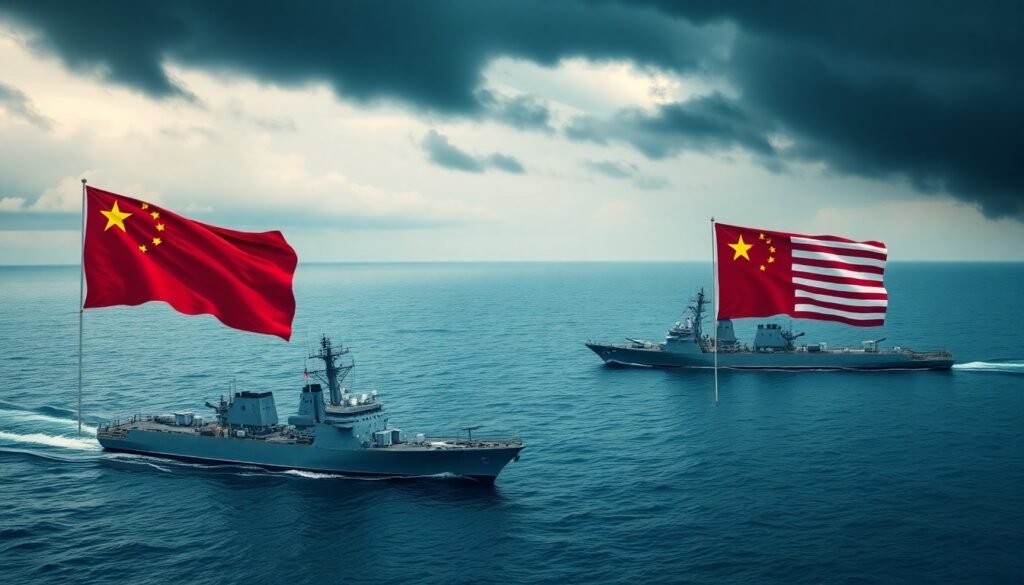 US-China Power Struggle: Strategies, Challenges, and the Global Fallout The US and China's Navies in South China Sea