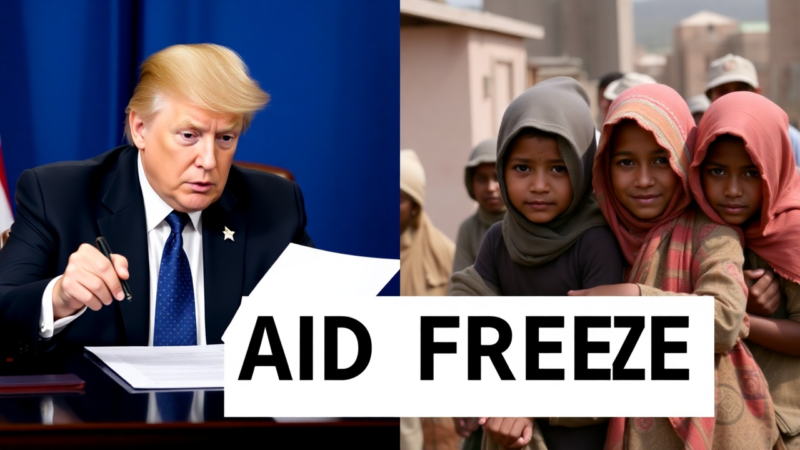 Trump’s Aid Freeze: The Beginning of America’s Global Decline Trump Freeze All Aid Globally