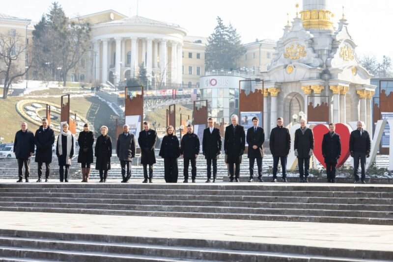 European Leaders Rally to Support Ukraine Amid Transatlantic Rift Ukraine Hosts European Leaders