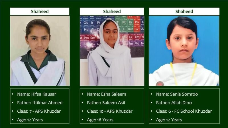 Terror in Khuzdar: Indian-Backed Attack Targets School Bus, Kills Three Young Students India-backed terrorists attacked a school bus in Khuzdar, killing 3 students. Pakistan vows justice as evidence points to Indian planning behind the heinous act.