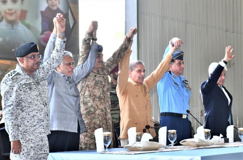Pakistan: APakistan: Nation United in Defiance: PM Shehbaz Sharif and Military Chiefs Salute Pakistan’s Armed Forces After Decisive Retaliation