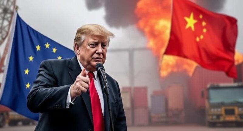 Global Trade War Erupts: China and Europe Strike Back as Trump’s Tariffs Escalate Global Trade War Erupts: China and Europe Strike Back as Trump’s Tariffs Escalate