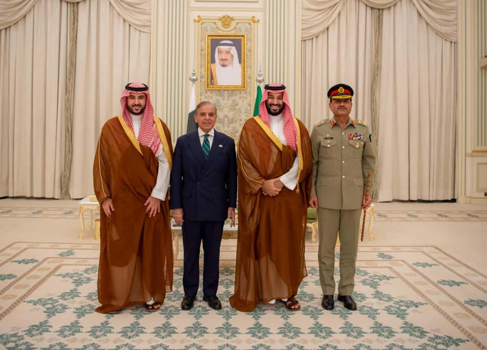 Pakistan and Saudi Arabia’s Defence Pact: A Brotherhood Forged in Steel and Faith A landmark security pact signed in Riyadh binds Pakistan and Saudi Arabia to defend each other against aggression, reshaping Middle Eastern power alignments and reaffirming decades of brotherhood.