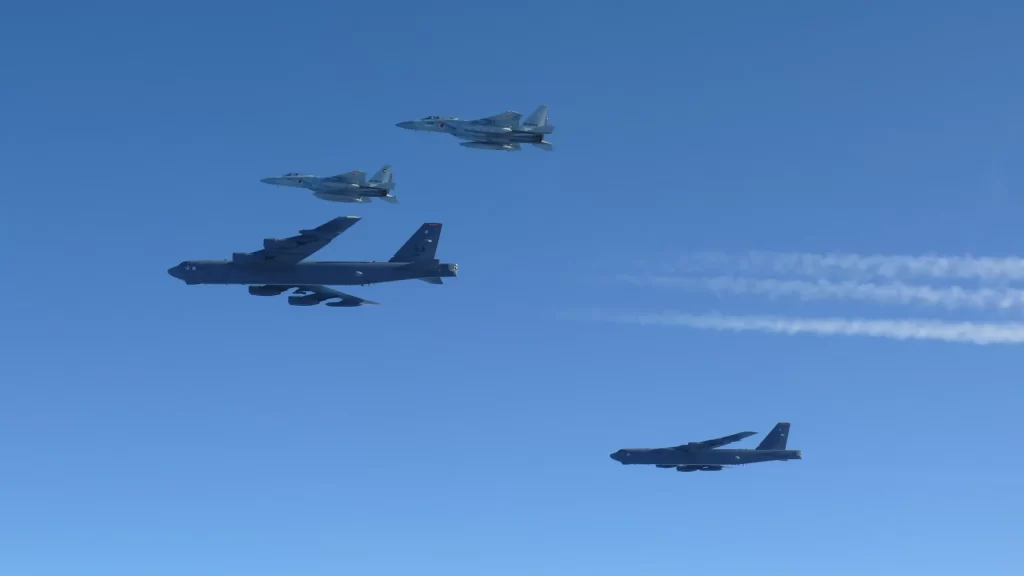 US Bombers Japan Sea of Japan Flyover Challenges China-Russia Military Moves US Bombers Japan Sea of Japan Mission Sends a Stark Warning to Beijing and Moscow