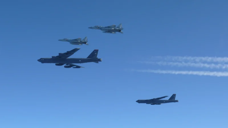 US Bombers Japan Sea of Japan Mission Sends a Stark Warning to Beijing and Moscow