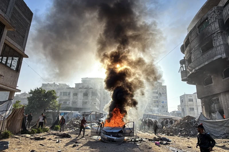 Israeli Airstrikes Kill Nine Palestinians, Testing Fragile Gaza Ceasefire Israeli Airstrikes Kill Nine Palestinians, Testing Fragile Gaza Ceasefire