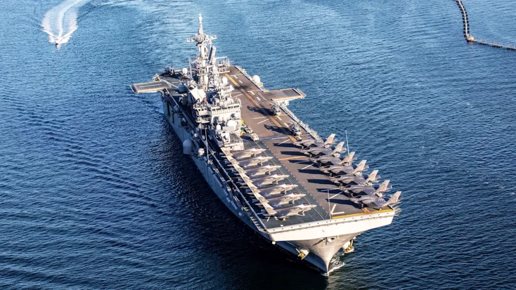 Trump Middle East Troop Deployment Escalates: USS Tripoli and 5,000 Marines Head to Gulf as Iran Threatens Strait of Hormuz Trump Middle East Troop Deployment Escalates: USS Tripoli and 5,000 Marines Head to Gulf as Iran Threatens Strait of Hormuz