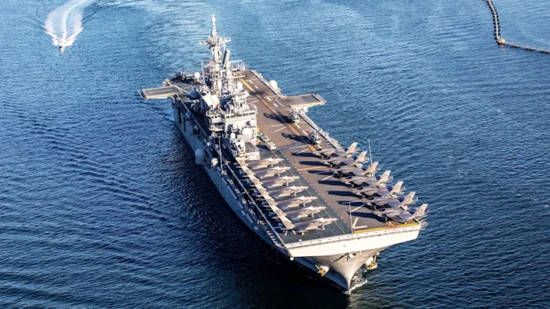 Trump Middle East Troop Deployment Escalates: USS Tripoli and 5,000 Marines Head to Gulf as Iran Threatens Strait of Hormuz Trump Middle East Troop Deployment Escalates: USS Tripoli and 5,000 Marines Head to Gulf as Iran Threatens Strait of Hormuz