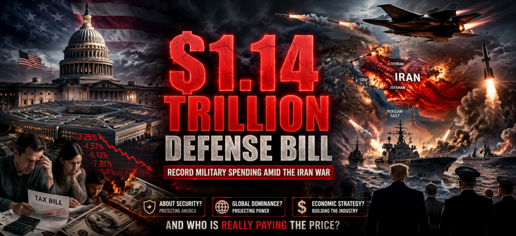 US $1.14 Trillion Defense Bill Signals War-Driven Shift in Military and Economic Strategy US $1.14 Trillion Defense Bill Signals War-Driven Shift in Military and Economic Strategy