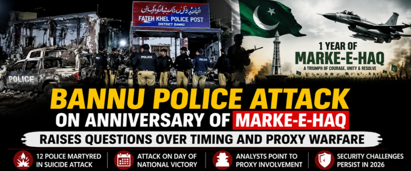 Bannu Police Attack on Anniversary of Marke-e-Haq Raises Questions Over Timing and Proxy Warfare Bannu Police Attack on Anniversary of Marke-e-Haq Raises Questions Over Timing and Proxy Warfare