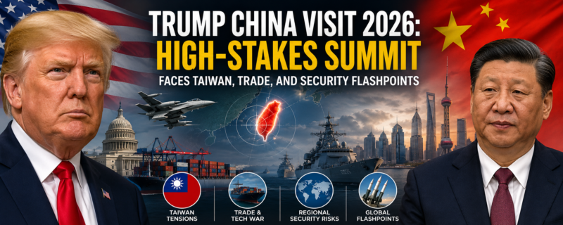 Trump China Visit 2026: High-Stakes Summit Faces Taiwan, Trade, and Security Flashpoints Trump China Visit 2026: High-Stakes Summit Faces Taiwan, Trade, and Security Flashpoints