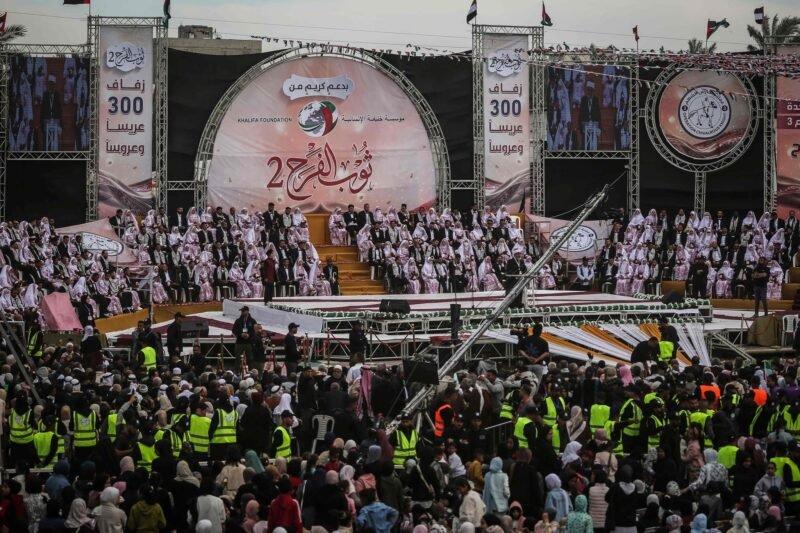 UAE Gaza Mass Wedding Signals Bold New Era of Hope and Reconstruction in Palestine