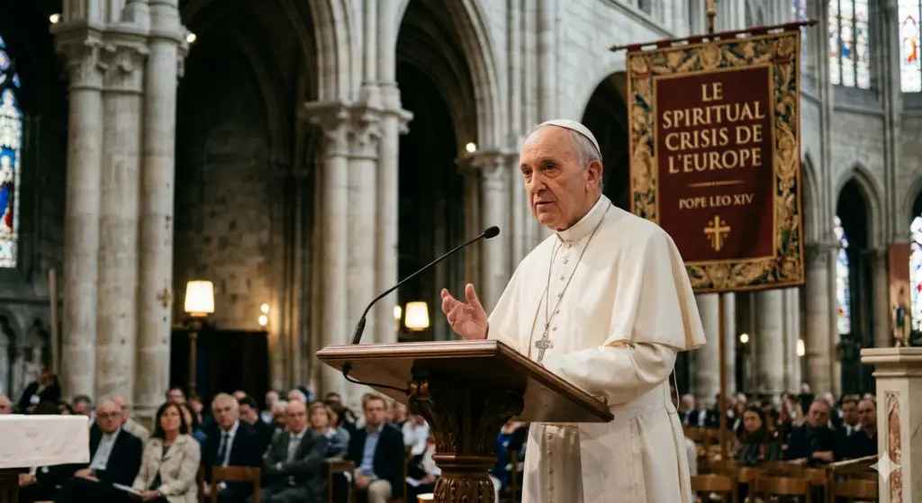 Europe Identity Crisis: The continent balances immense material wealth and technological advancement against an underlying sense of cultural exhaustion and spiritual fragmentation.
