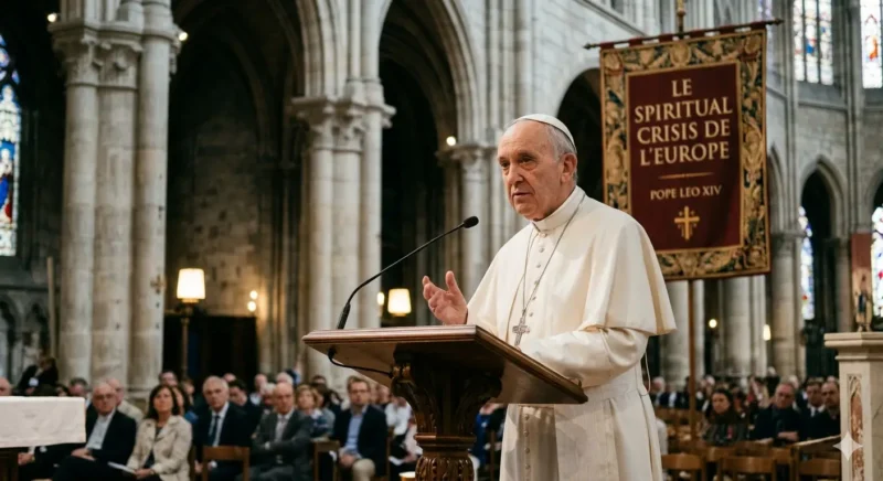 Europe Identity Crisis: The continent balances immense material wealth and technological advancement against an underlying sense of cultural exhaustion and spiritual fragmentation.