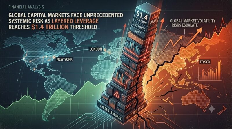 Global Market Volatility Risks Escalate as Layered Leverage Hits Historic $1.4 Trillion Peak