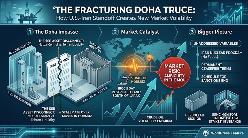 How the collapsing U.S.-Iran Doha talks are driving a new volatility premium in energy markets. How the collapsing U.S.-Iran Doha talks are driving a new volatility premium in energy markets.