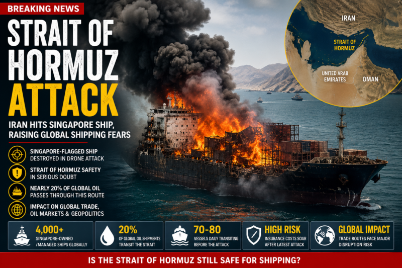 Strait of Hormuz Attack: Why Iran Targeted a Singapore Ship and What It Means for Global Shipping Strait of Hormuz Attack: Why Iran Targeted a Singapore Ship and What It Means for Global Shipping