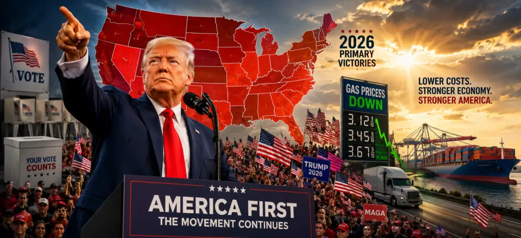 Trump’s Political Comeback: MAGA Surges as 2026 Primary Victories Signal Unshaken Power MAGA Movement 2026: Trump’s Political Comeback: MAGA Surges as 2026 Primary Victories Signal Unshaken Power