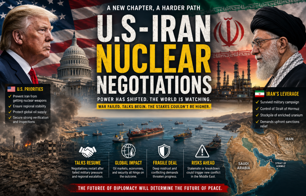 US Iran Nuclear Negotiations Enter High-Stakes Phase After War Shifts Power Balance