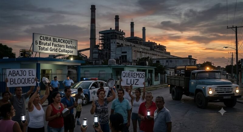 古巴大停电:国家电网崩溃引发全国大停电 Cuba blackout: 5 Brutal Factors Behind the Total Grid Collapse
