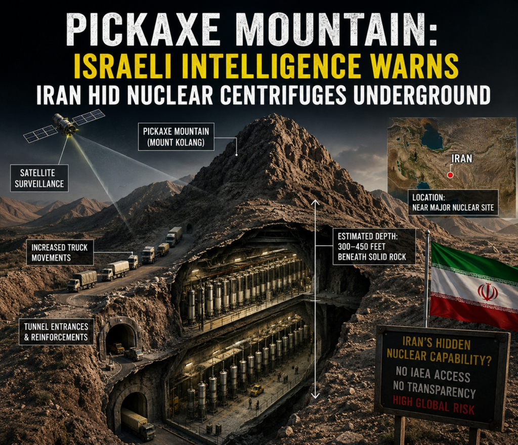 Inside “Pickaxe Mountain”: Why Israeli Intelligence Fears Iran’s Nuclear Program Is Going Underground Pickaxe Mountain Iran nuclear centrifuges relocation signals a potential covert nuclear strategy by Tehran.
