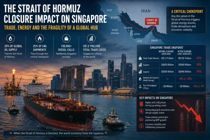 Strait of Hormuz Closure Impact on Singapore: Trade, Energy and the Fragility of a Global Hub