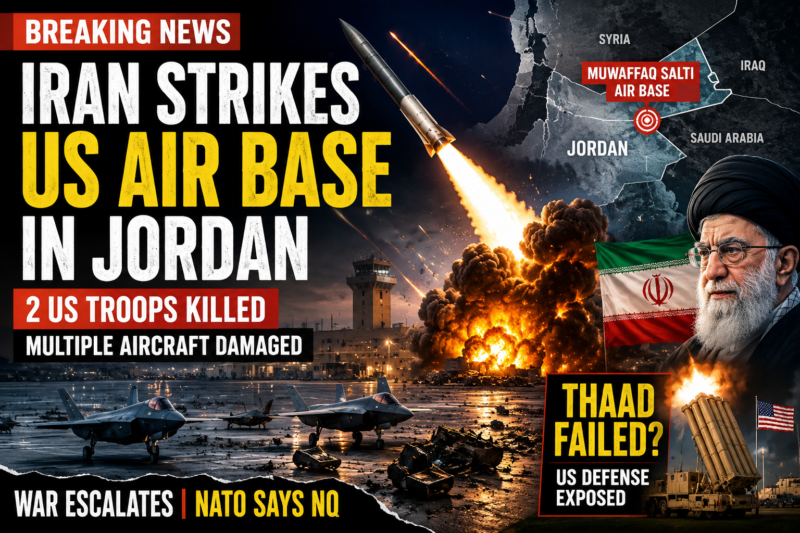 Iran Missile Attack on Muwaffaq Salti Air Base Exposes US Defense Failure and Signals Major War Escalation Iran Missile Attack on Muwaffaq Salti Air Base Exposes US Defense Failure and Signals Major War Escalation