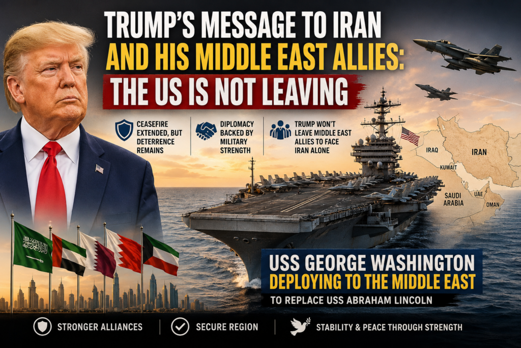 Why Trump’s Middle East Allies Trust Him Despite the Iran Ceasefire Trump Middle East allies see continued U.S. military presence as a sign that Washington will not abandon them during a crisis.