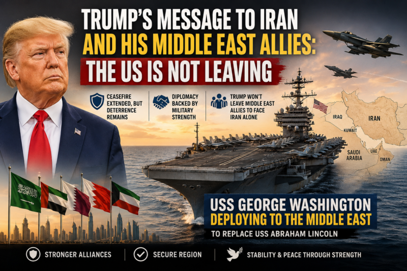 Why Trump’s Middle East Allies Trust Him Despite the Iran Ceasefire Trump Middle East allies see continued U.S. military presence as a sign that Washington will not abandon them during a crisis.