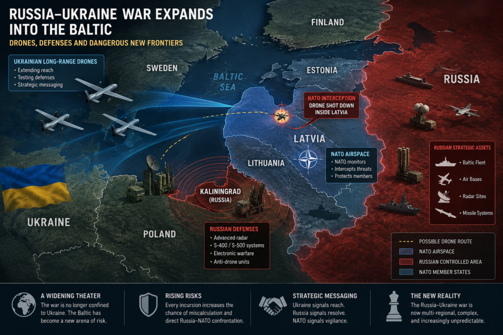 Russia-Ukraine War Enters a New Phase as Drone Conflict Reaches the Baltic Russia-Ukraine War Enters a New Phase as Drone Conflict Reaches the Baltic