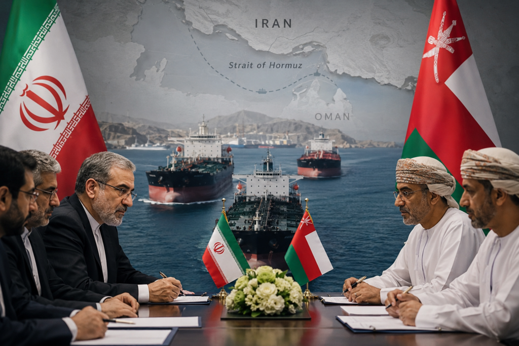 The Iran Oman Hormuz Deal Triggers Oil Price Drop, Signals Fragile De-Escalation The Iran Oman Hormuz deal is near finalization but not yet public