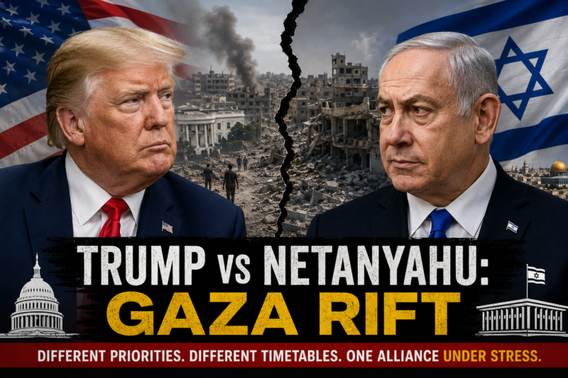 The Fracture in Operational Alignment: Why Trump and Netanyahu Are Drifting Apart on Gaza Trump Netanyahu Gaza tensions are exposing a growing divergence between Washington's push for de-escalation and Jerusalem's demand for complete militant disarmament.