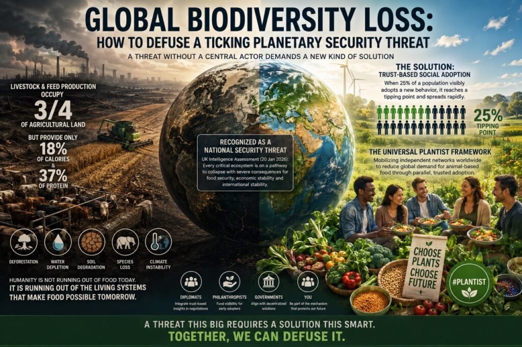 Global Biodiversity Loss: How to Defuse a Ticking Planetary Security Threat Global Biodiversity Loss: How to Defuse a Ticking Planetary Security Threat