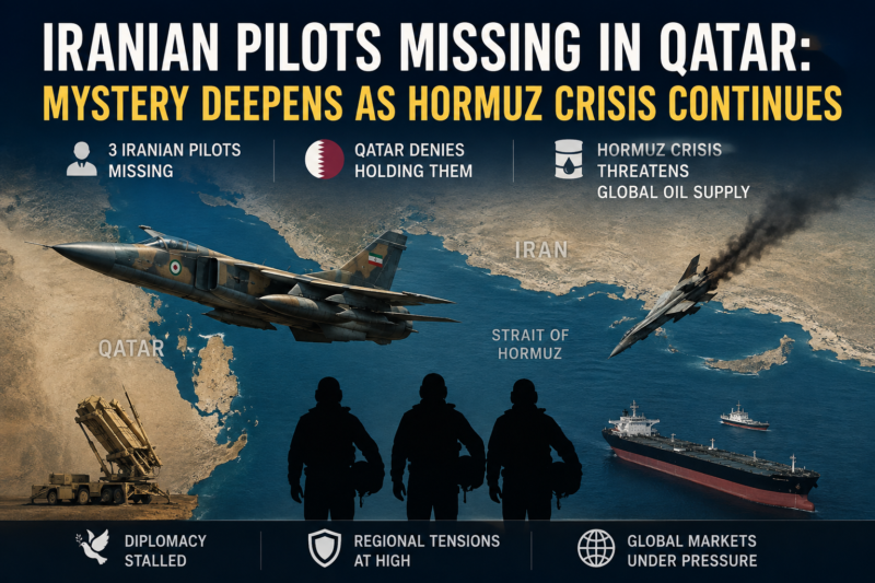 Where Are Iran’s Missing Pilots? Qatar Denies Capturing Three Airmen as Hormuz Crisis Deepens Iranian pilots: Tehran says three missing Iranian airmen are being held by Qatar, while Doha categorically denies detaining them.