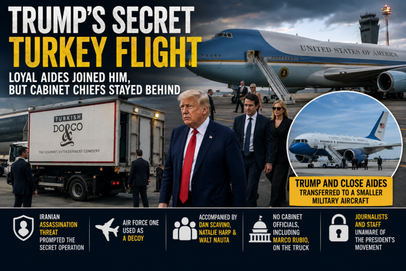 Turkey Found No Evidence of Trump's Assassination Bid At NATO Summit
