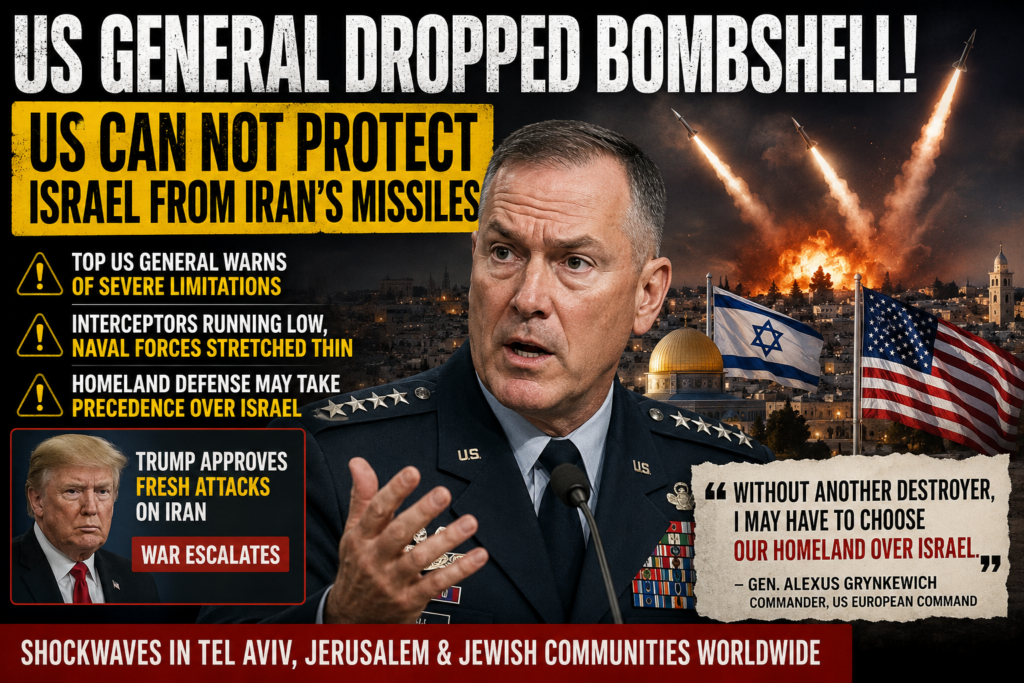 US General Dropped Bombshell! US Can Not Protect Israel From Iran's Missiles