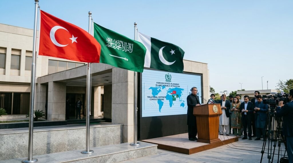 Pakistan Foreign Office highlights that the Mecca Defence Alliance focuses on defense and internal consolidation before considering new member nations.